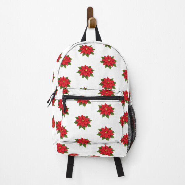 Item preview, Poinsettia Sticker – Cute Red Christmas Flower Flat Illustration Holiday Sticker Art designed and sold by Symbol Universe.