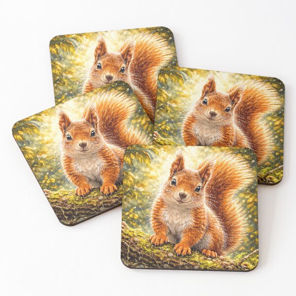 Item preview, Golden Forest Squirrel Glow designed and sold by Pixel Junkies Studio.