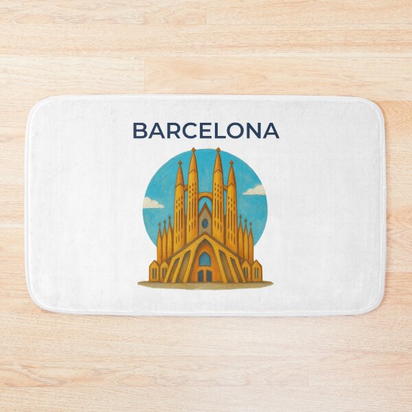 Item preview, Barcelona Sagrada Familia Painted Illustration Souvenir designed and sold by Inkworksbyshery.