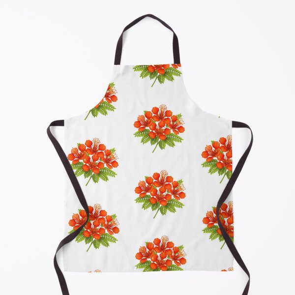 Item preview, Royal Poinciana Sticker – Cute Orange Red Flamboyant Flower Flat Illustration Botanical Sticker Art designed and sold by Symbol Universe.
