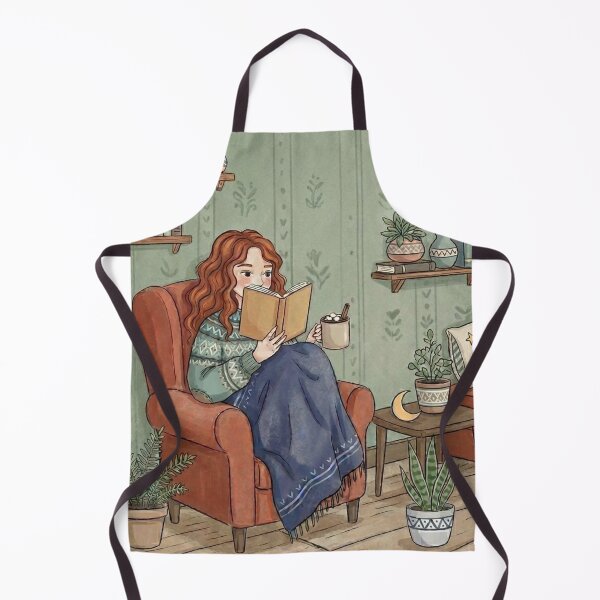 Item preview, Cozy Book Lover Aesthetic Girl!!! - Cozy Girl Book Lover - Girl reading in her cozy reading nook - A cozy paradise for book lovers designed and sold by SoffyLee586.