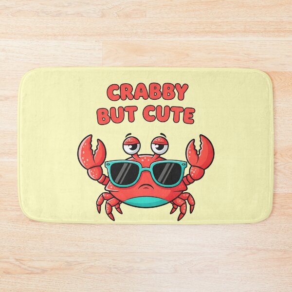 Item preview, Crabby but Cute – Funny Crab with Sunglasses Design designed and sold by Sea Gem.