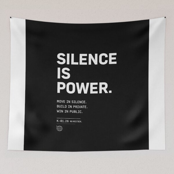 Item preview, KRAM Silence Is Power Streetwear Poster designed and sold by ShenGha-design.