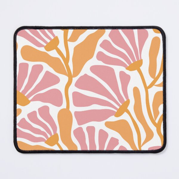 Item preview, Groovy Flower Design- Retro Floral Pattern Design Pink and Peach color Pastel designed and sold by riceayoj.