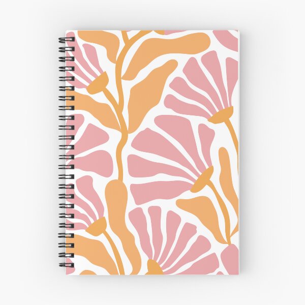 Item preview, Groovy Flower Design- Retro Floral Pattern Design Pink and Peach color Pastel  designed and sold by riceayoj.