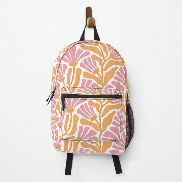 Item preview, Groovy Flower Design- Retro Floral Pattern Design Pink and Peach color Pastel designed and sold by riceayoj.