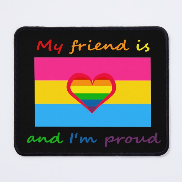 Item preview, Pansexual friend (rainbow version) designed and sold by MatanteVargeuse.