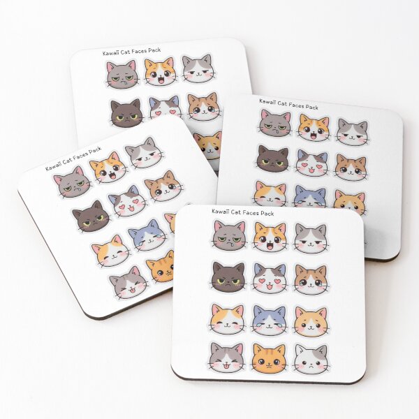 Item preview, きゅん猫フェイスパック designed and sold by nyankojikan.