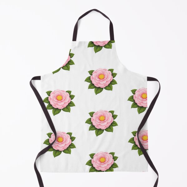 Item preview, Camellia Sticker – Cute Pink Japanese Camellia Full Bloom Flat Illustration Botanical Sticker Art designed and sold by Symbol Universe.