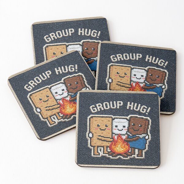 Item preview, S’mores Group Hug Cute Camping T-Shirt designed and sold by TheTSauce.