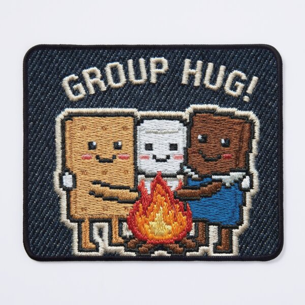 Item preview, S’mores Group Hug Cute Camping T-Shirt designed and sold by TheTSauce.