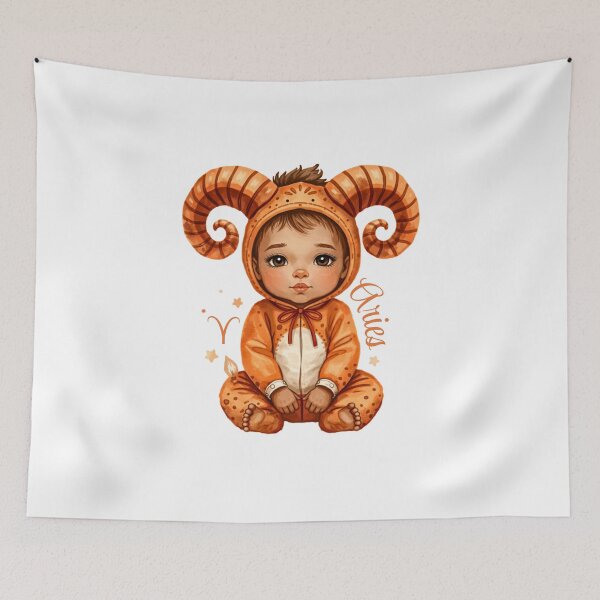 Item preview, Baby Aries Ram – Cute Zodiac Baby, Little Aries Gift Idea designed and sold by Silaris Designs.
