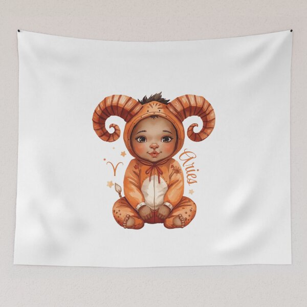 Item preview, Baby Aries Zodiac – Cute Astrology Baby, Aries Sign Gift designed and sold by Silaris Designs.
