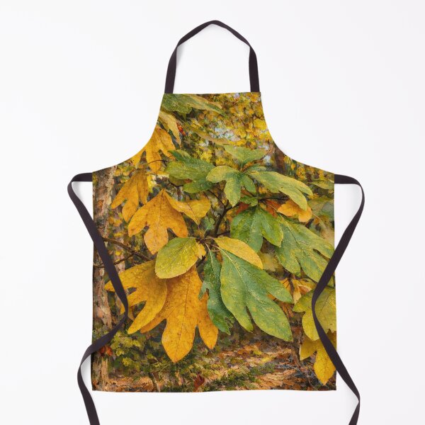 Item preview, Autumn Sassafras Leaves in Woodland Light designed and sold by Blossom-Breeze.