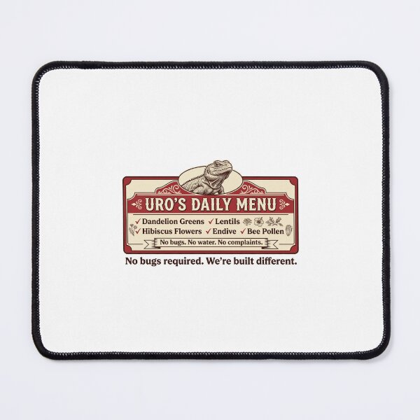Item preview, Uromastyx Herbivore T-Shirt — Uro's Daily Menu, No Bugs Required. Funny Lizard Owner Gift designed and sold by Nicheworks.