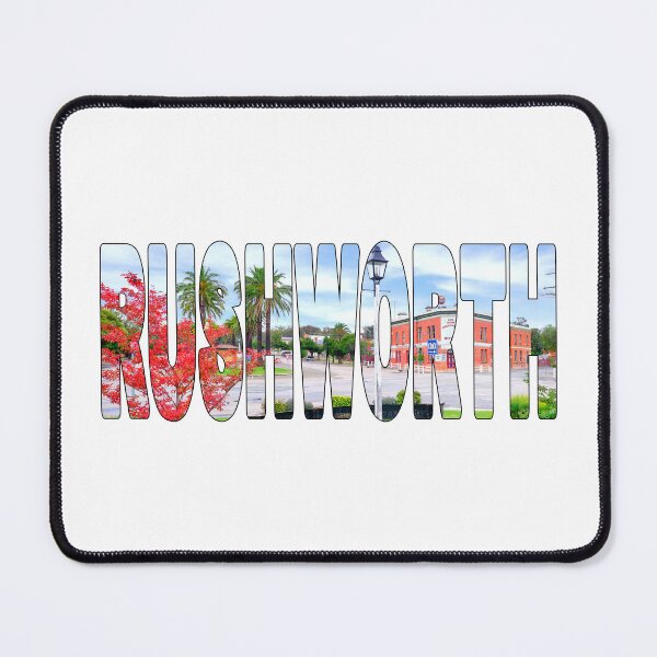 Item preview, RUSHWORTH - Victoria Historic Main Street with Pub and Shops in Autumn designed and sold by Adam Gormley.