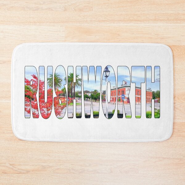 Item preview, RUSHWORTH - Victoria Historic Main Street with Pub and Shops in Autumn designed and sold by Adam Gormley.