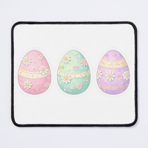 Item preview, Easter Egg Sticker Set – Cute Pastel Watercolor Floral Easter Eggs Spring Sticker Art designed and sold by Symbol Universe.