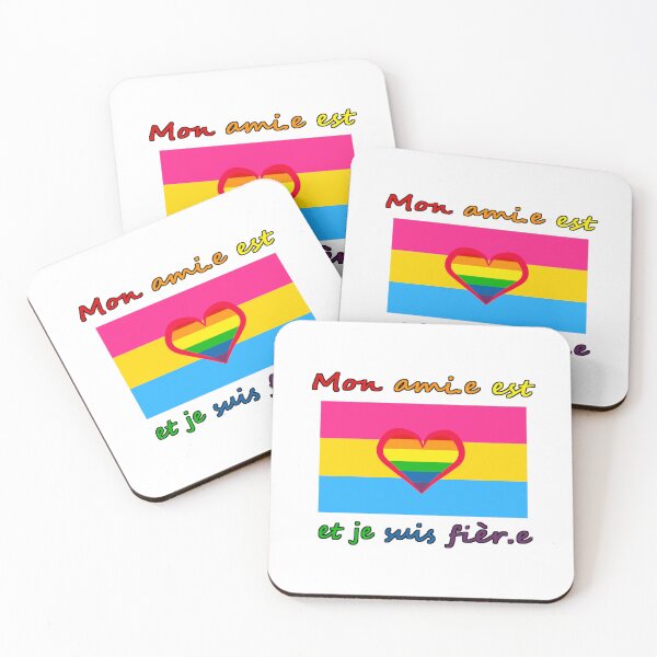 Item preview, Pansexual friend (rainbow version, french) designed and sold by MatanteVargeuse.