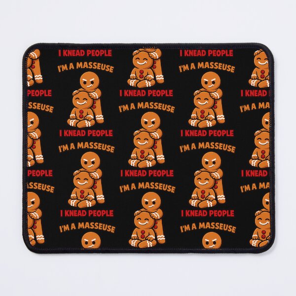 Item preview, Im A Masseur I Knead People Gingerbread Massage Therapist Design designed and sold by TeeTimeTreasure.