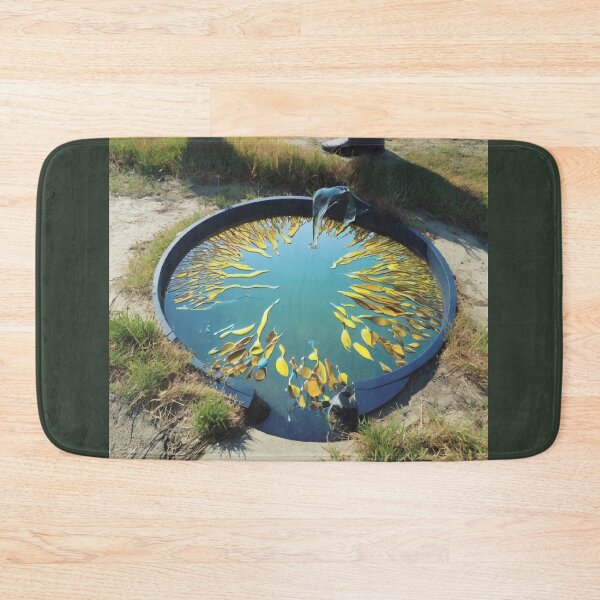 Item preview, Melting Pond in Florida Heat Surreal Summer Scene designed and sold by Mirgonhood.
