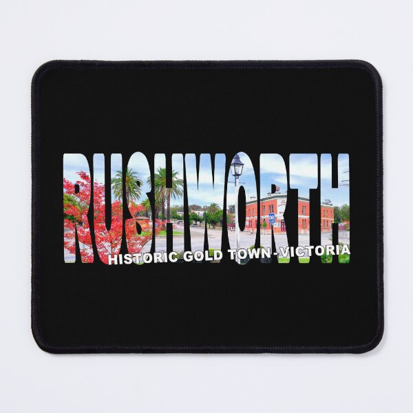 Item preview, RUSHWORTH Historic Gold Town Victoria - Main Street with Pub and Shops designed and sold by Adam Gormley.