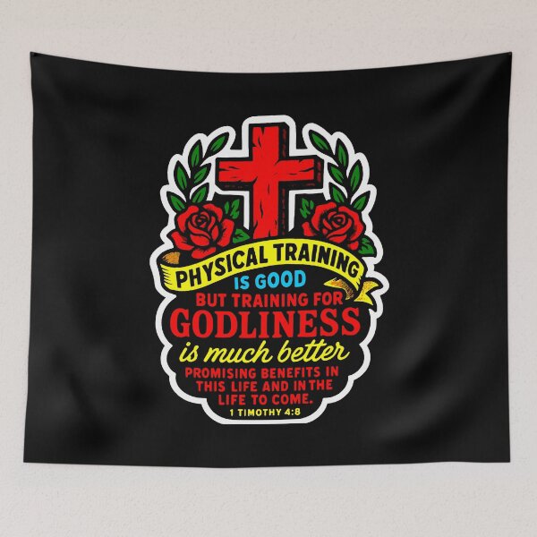 Item preview, 1 Timothy 4:8 Training For Godliness Is Much Better designed and sold by plushism.