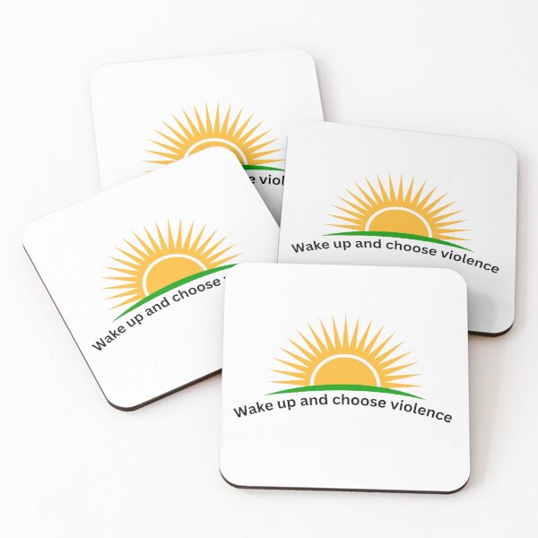 Item preview, Wake up and Choose Violence (simple) designed and sold by GlacierViewFarm.
