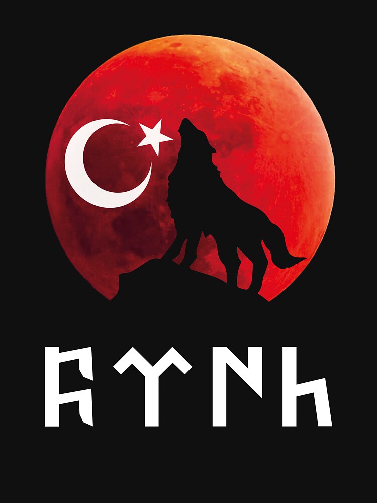 "BOZKURT - GÖTÜRK" T-shirt by Kemanciwear | Redbubble