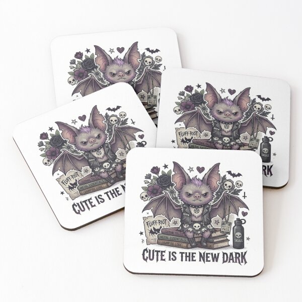 Item preview, Goth Punk Bat Cute is the New Dark designed and sold by Mochi-Sprites.