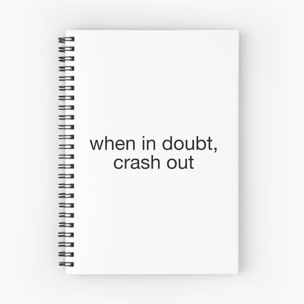 Item preview, When in Doubt Crash Out | KLS 2 Kevin Langue Show designed and sold by Nesstitches.