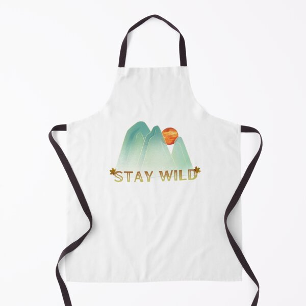 Item preview, Stay Wild Retro Mountain Adventure - Minimalist Nature Aesthetic Tee designed and sold by The Urban Explorer.