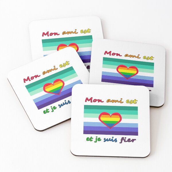 Item preview, Gay friend (rainbow version, french) designed and sold by MatanteVargeuse.