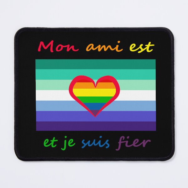 Item preview, Gay friend (rainbow version, french) designed and sold by MatanteVargeuse.