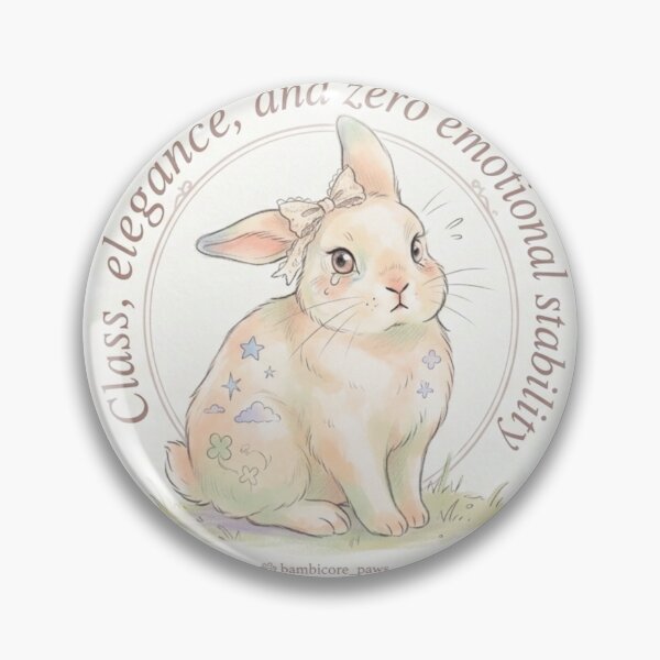 Item preview, Elegant Rabbit Zero Emotional Stability designed and sold by Mochi-Sprites.