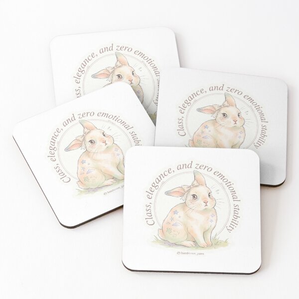 Item preview, Elegant Rabbit Zero Emotional Stability designed and sold by Mochi-Sprites.
