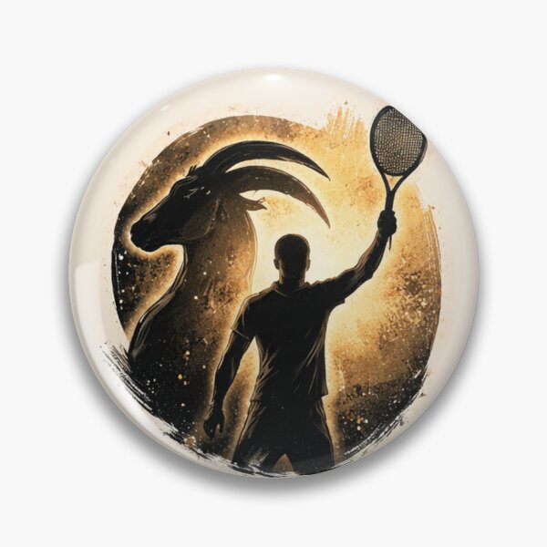 Item preview, Tennis GOAT Mindset Sticker – Champion Mentality, Elite Athlete Focus Aesthetic Design designed and sold by VectorJoy.