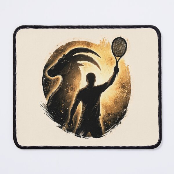 Item preview, Tennis GOAT Mindset Sticker – Champion Mentality, Elite Athlete Focus Aesthetic Design designed and sold by VectorJoy.