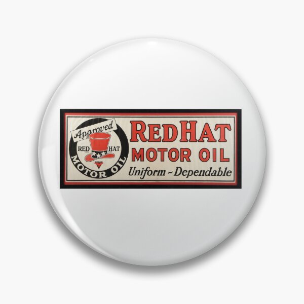 Item preview, Vintage Red Hat Motor Oil designed and sold by QuayTradingCo.
