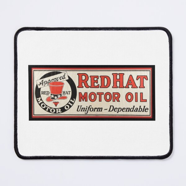Item preview, Vintage Red Hat Motor Oil designed and sold by QuayTradingCo.