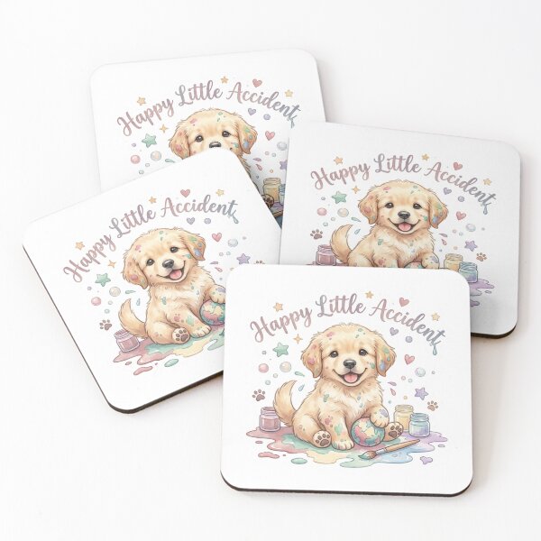 Item preview, Golden Retriever Puppy Happy Little Accident designed and sold by Mochi-Sprites.