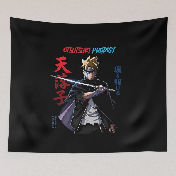 Item preview, Boruto Uzumaki-Otsutsuki Ninja Prodigy Adult Design – Two Blue Vortex Style Anime Warrior Japanese Art Aesthetic designed and sold by Trinidesigns123.