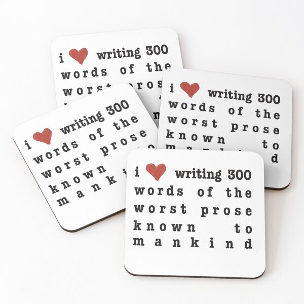 Item preview, I <3 writing bad prose designed and sold by StarJewel77.