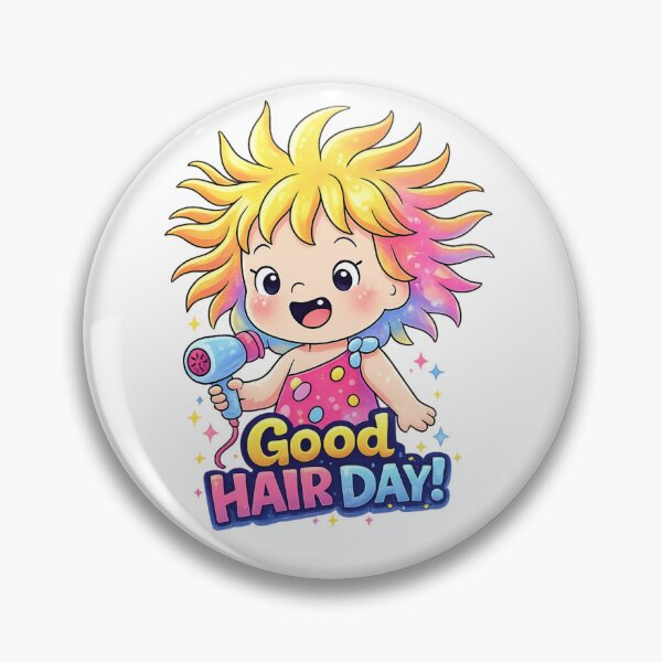 Item preview, Good Hair Day Stylish Typography Design designed and sold by SoftSproutstu.