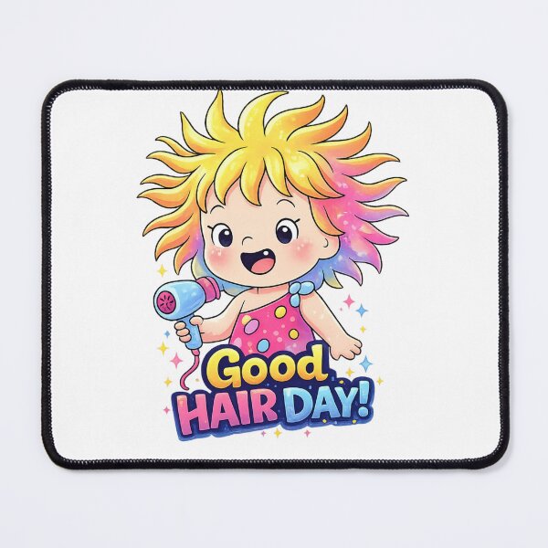 Item preview, Good Hair Day Stylish Typography Design designed and sold by SoftSproutstu.