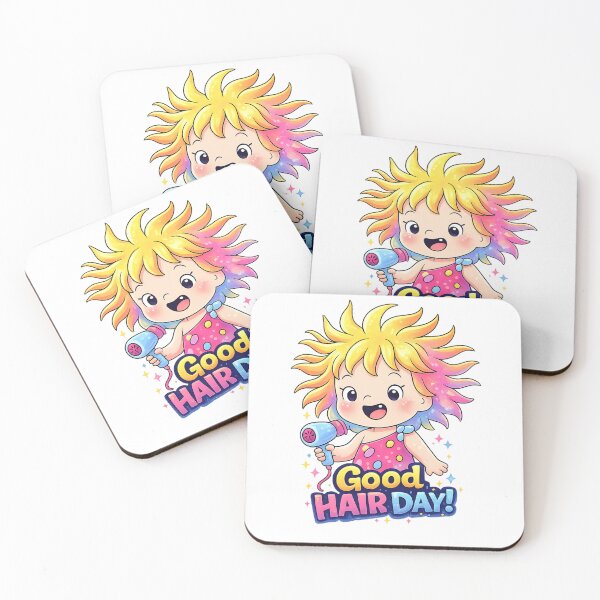 Item preview, Good Hair Day Stylish Typography Design designed and sold by SoftSproutstu.