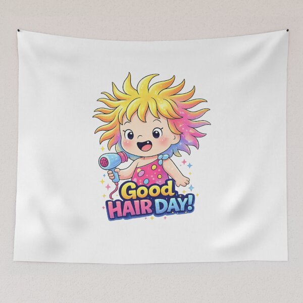 Item preview, Good Hair Day Stylish Typography Design designed and sold by SoftSproutstu.
