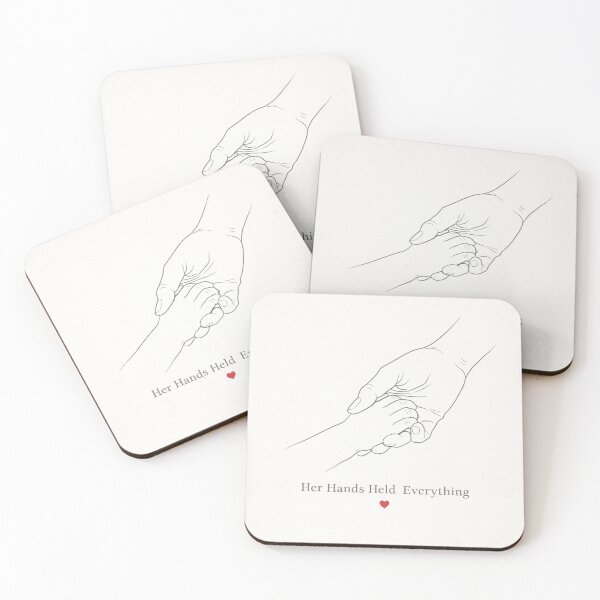 Item preview, Her Hands Held Everything – Minimal Line Art Mother’s Day Gift | Simple Emotional Mom Print designed and sold by Odd Little Things.