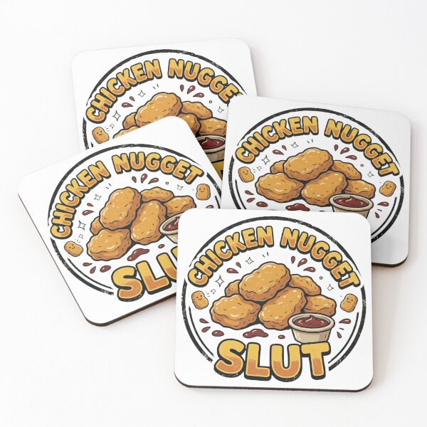 Item preview, Chicken Nugget Slut Funny Fast Food Meme Shirt designed and sold by TheTSauce.