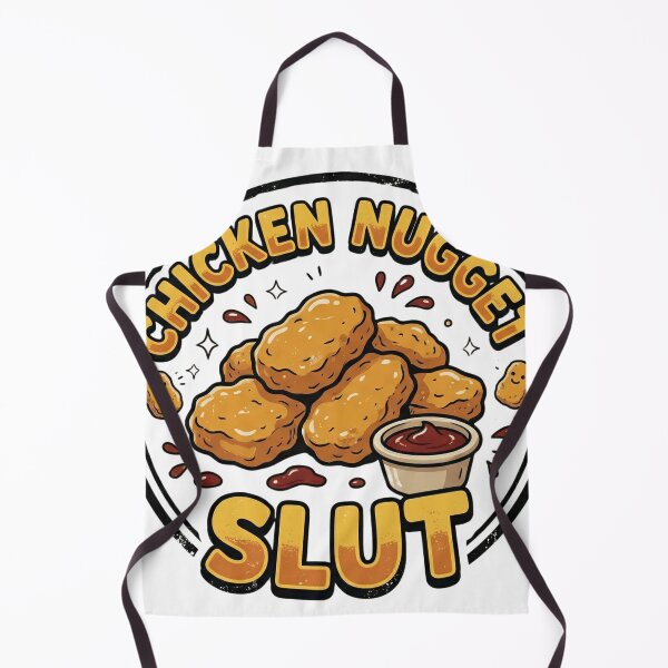 Item preview, Chicken Nugget Slut Funny Fast Food Meme Shirt designed and sold by TheTSauce.